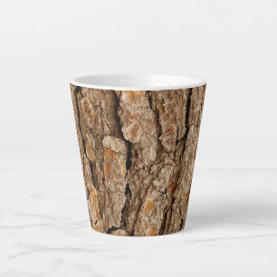 Pine Bark Texture Milchtasse
