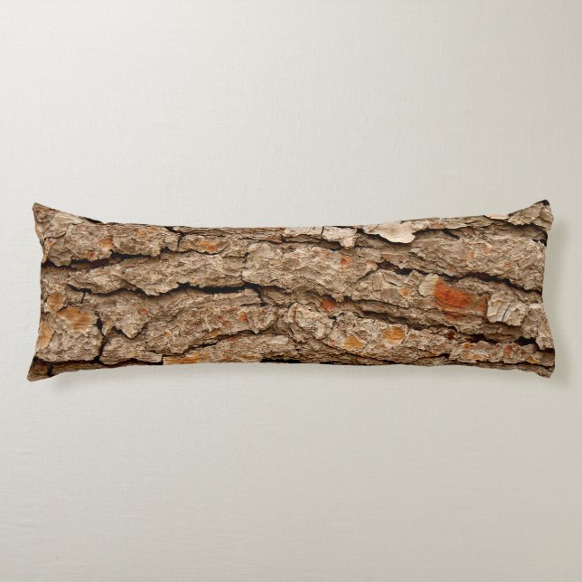 Pine Bark Texture Seitenschläferkissen (Vorderseite)