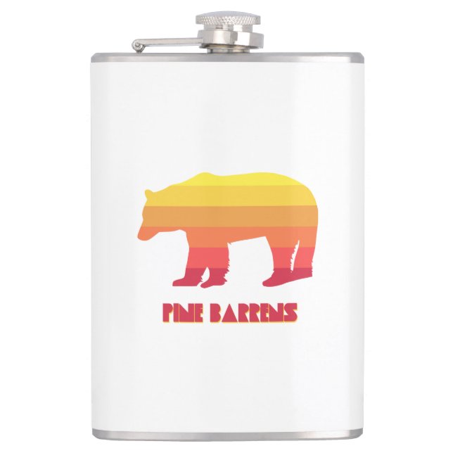 Pine Barrens Bear Flachmann (Vorderseite)