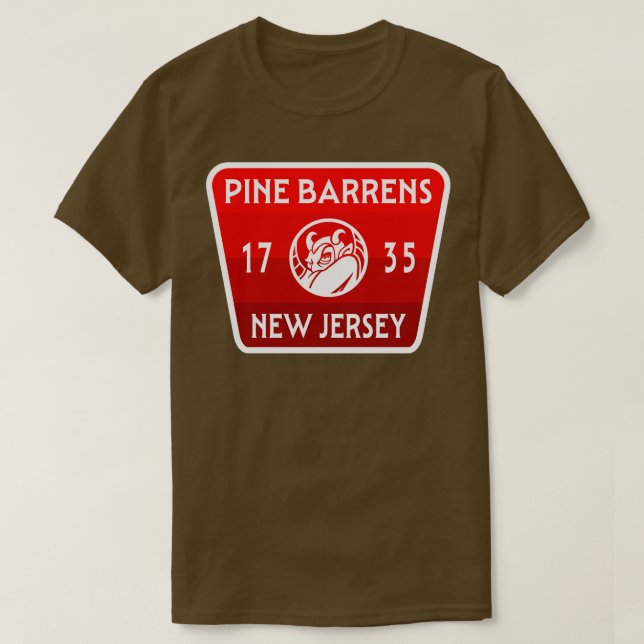 Pine Barrens New Jersey Devil T-Shirt (Design vorne)