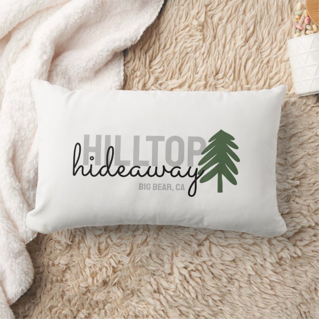 Pine Cabin Mountain - Miete - Throw Kissen (Decke)