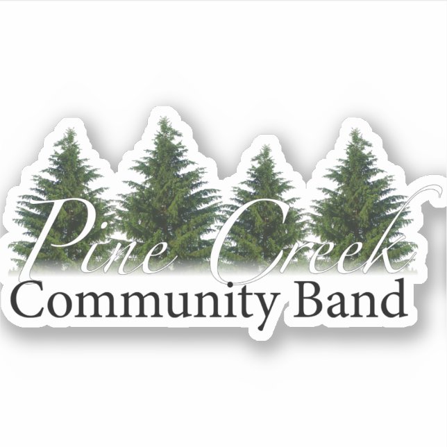 Pine Ceek Band Stickers Aufkleber (Vorderseite)