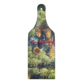 PINE COMB Weihnachtsweinschneider Schneidebrett