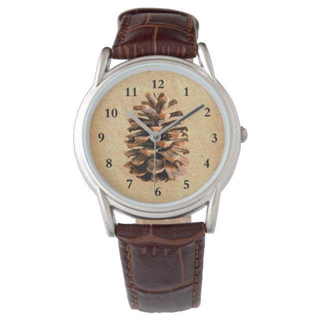Pine Cone Armbanduhr (Vorderseite)