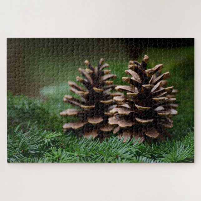 Pine Cone Frohen Festtage (Horizontal)