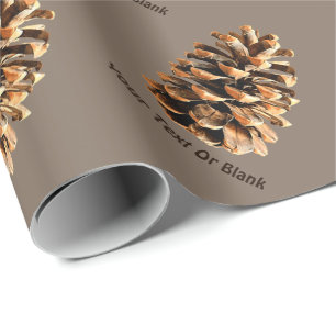 Pine Cone Geschenkpapier