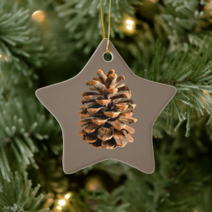 Pine Cone Keramikornament