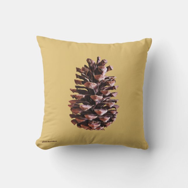 Pine Cone Kissen (Vorderseite)