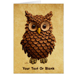 Pine Cone Owl
