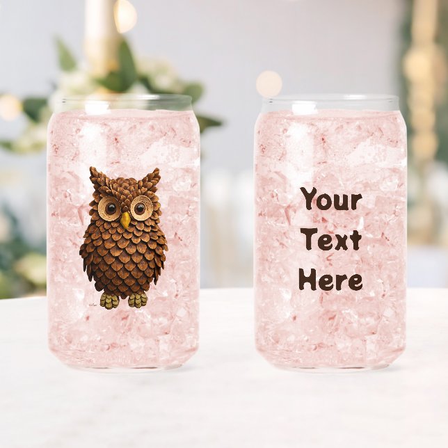 Pine Cone Owl Dosenglas (Insitu (Hochzeit))