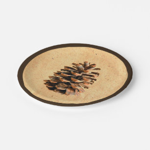 Pine Cone Pappteller