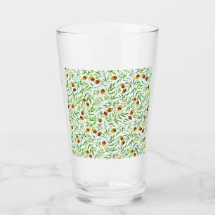 Pine Cone Pattern Glas