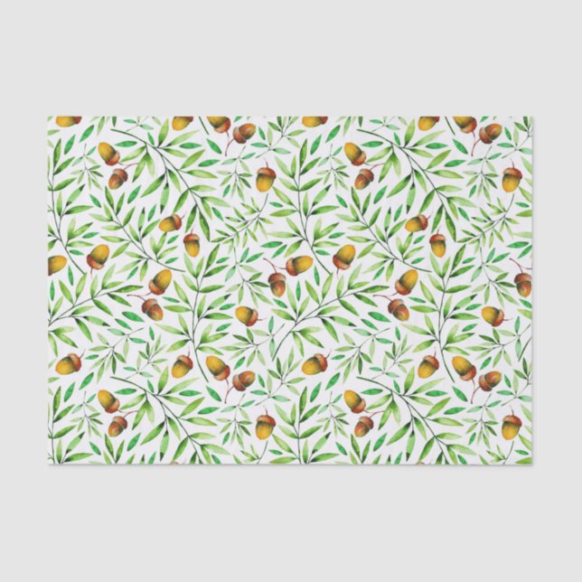 Pine Cone Pattern Seidenpapier (Vorderseite)