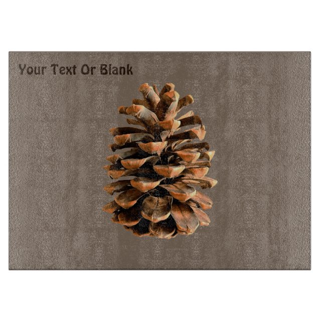 Pine Cone Schneidebrett (Vorderseite)
