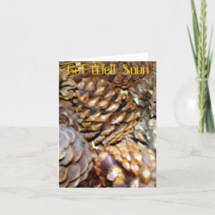 Pine Cones, bald gut machen Notecard Karte