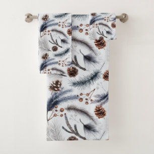 Pine Cones et aiguilles de pin Noël Motif