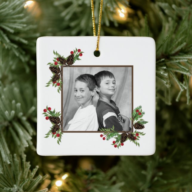 Pine cônes et baies ornement de vacances (Arbre)