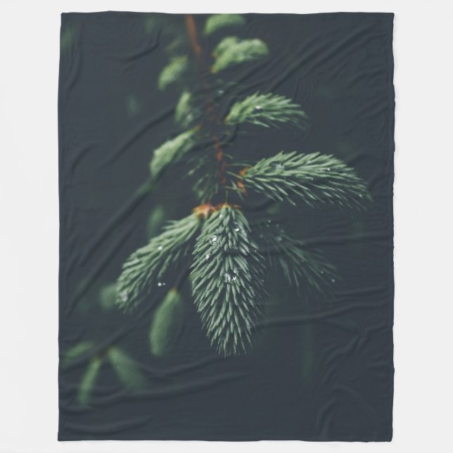 PINE CONES FLEECEDECKE (Vorderseite)