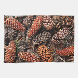 Pine Cones Geschirrtuch