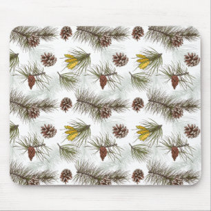 Pine Cones Herbst Mousepad