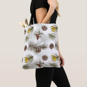 Pine Cones Herbst Tasche