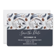 Pine Cones & Pine Needles Weihnachtsmuster