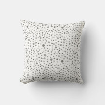 Pine Confetti Wasserfarbe Dots Throw Kissen