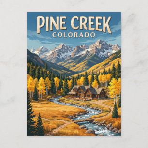 Pine Creek Cookhouse Colorado Postkarte