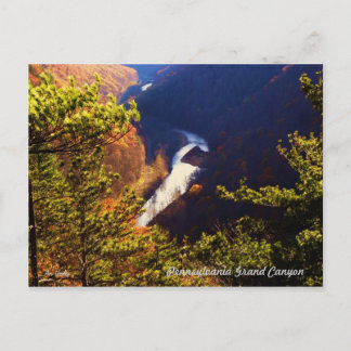 Pine Creek Gorge Blick auf den Pa Grand Canyon Postkarte
