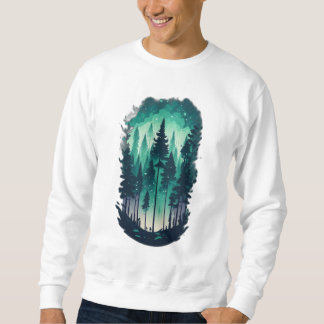 Pine Forest Landscape Sweatshirt