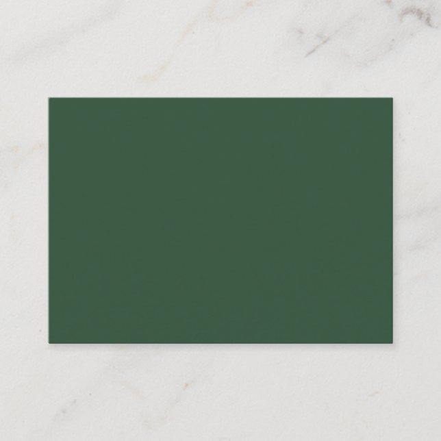 Pine Green Platzkarte (Vorderseite)