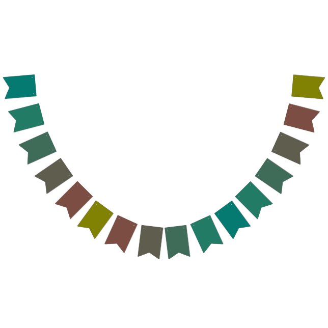 Pine Green to Olive Green Gradient Banner (Alle)