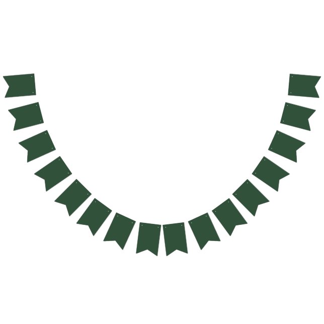 Pine Green Wimpelkette (Alle)