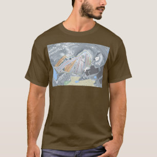 Pine Knob Resort - Karte T-Shirt