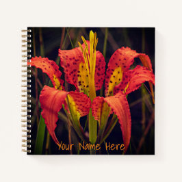 Pine Lily Custom Spiral Notebook Notizbuch