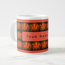 "Pine Lily" Personalisierter Spezialitäten-Mug Jumbo-Tasse