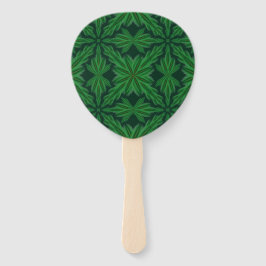 Pine Mandala Forest Hand Fan Fächer