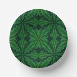 Pine Mandala Forest Paper Bowls Pappteller
