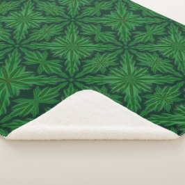 Pine Mandala Forest Sherpa Blanket (3 Größe) Sherpadecke