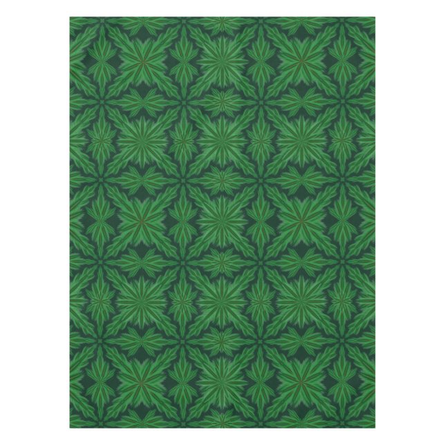 Pine Mandala Forest Tablecloth (3 Größen) Tischdecke (Vorderseite)