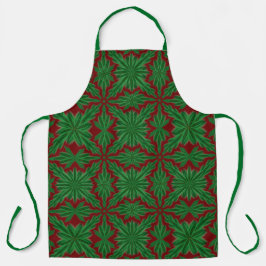 Pine Mandala Garnet Große Schürze