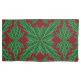 Pine Mandala Garnet King Pillowcases Kissenbezug