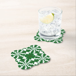 Pine Mandala Paper Untersetzer