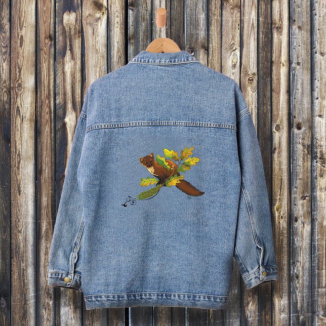 Pine Marten Herbstleaves Jeansjacke (Von Creator hochgeladen)