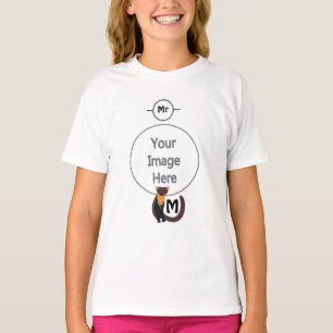 Pine-Marten-Monogramm T-Shirt