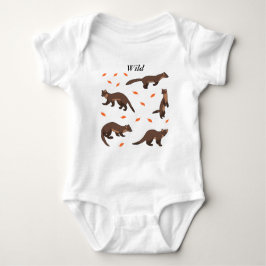 Pine Martens Baby Strampler