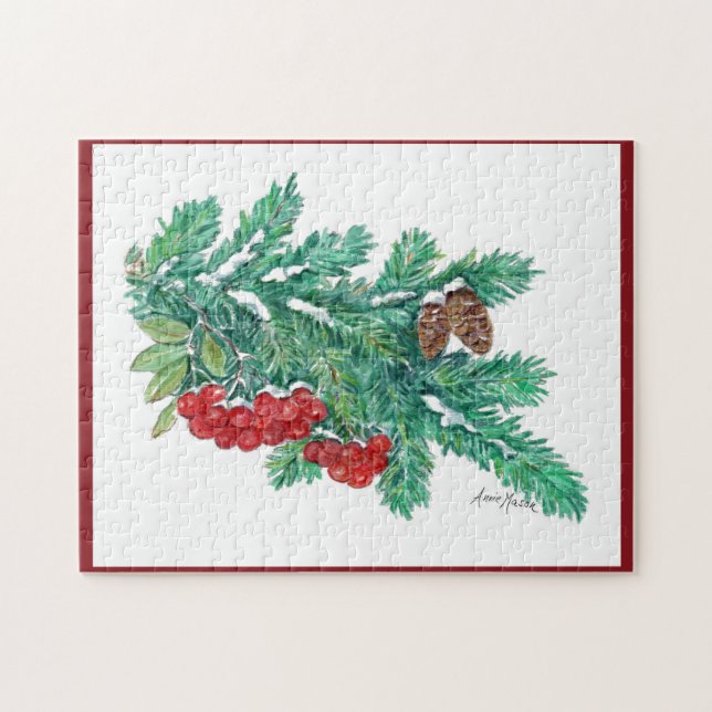 Pine Needles und Berries (Horizontal)