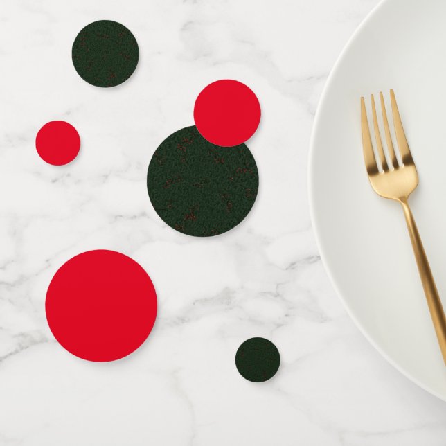 Pine Needles und Red Berries Konfetti (Gruppe)