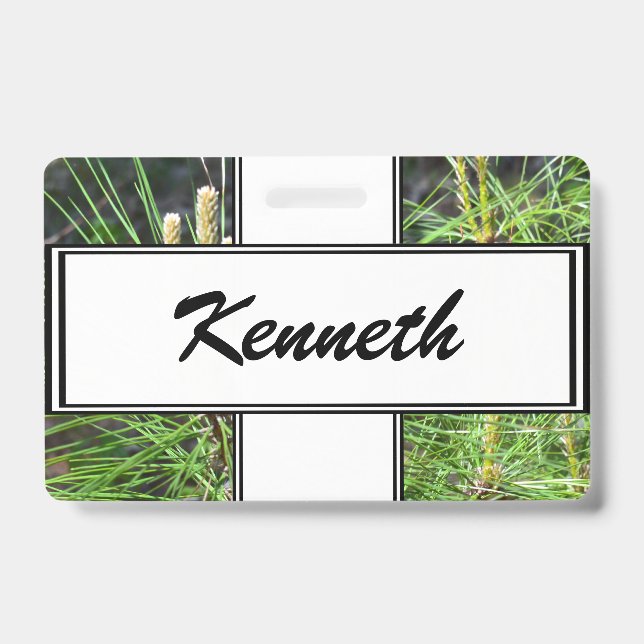 Pine Needles von Kenneth Yoncich Ausweis (Vorderseite)