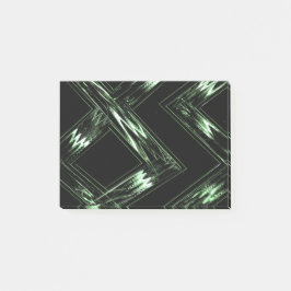 Pine Pattern in Perspektive Post-it Klebezettel